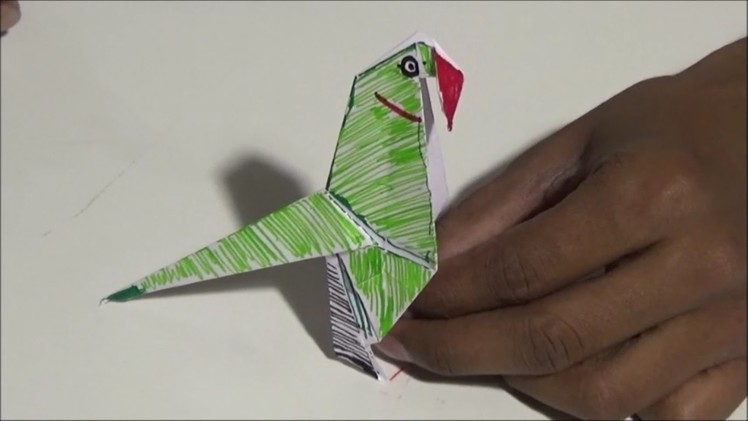 How to Make a Paper Parrot Easy | Paper Crafts for childrens