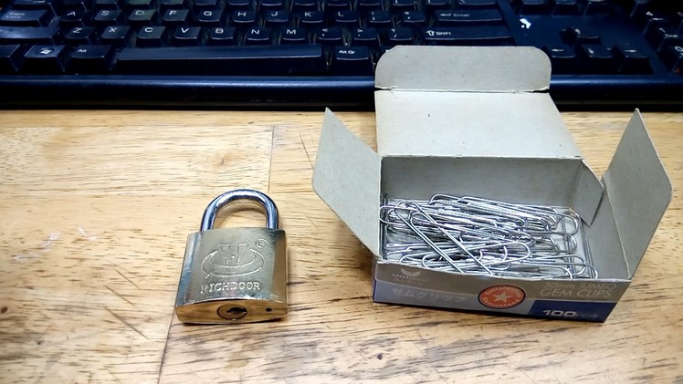 How to Pick a Lock with Paper Clips