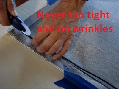 How to Replace a Window Screen  - Easy!