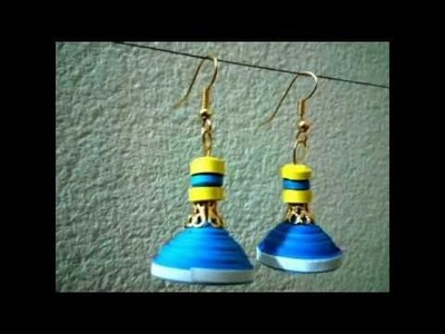 Easy Paper Quilling Jhumkas Tutorial