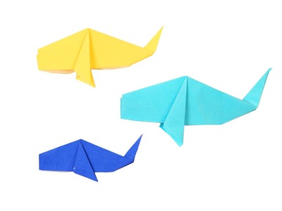 Learn How to Make Origami Whale | DIY | Origami Tutorial |Kids Paper Craft Whale Fish | Kids Origami