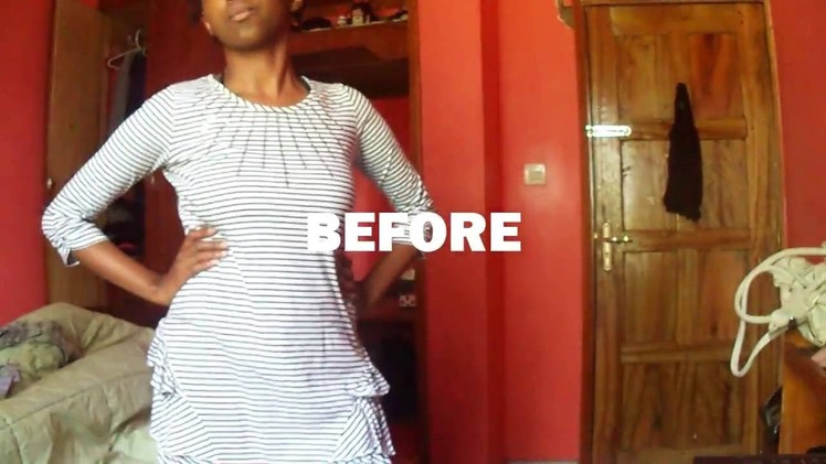 TURN A DRESS INTO A MATCHING SKIRT AND TOP -diy clothes