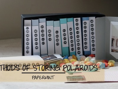Different ways of storing your Polaroid films | DIY | simple paper folding |
