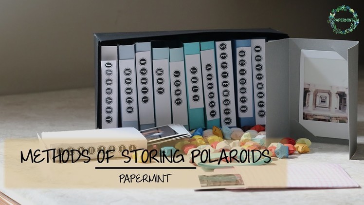 Different ways of storing your Polaroid films | DIY | simple paper folding |