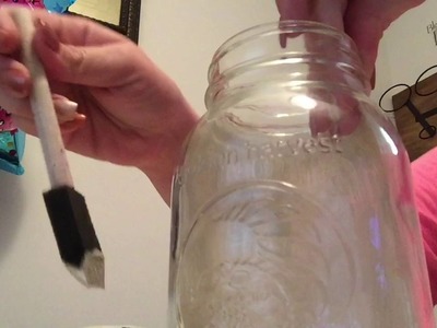 DIY Distressed Mason Jar