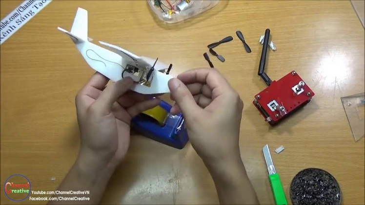 DIY How to make a Remote Controlled Airplane