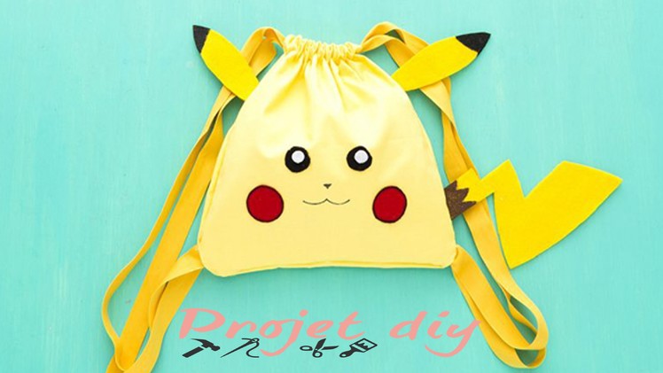 DIY: How to make Pikachu bag