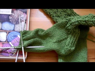 HOW TO KNIT SOCKS : Picking up stitches for the gusset & working the foot