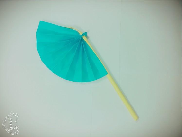 How To Make A Paper Hand Fan | Paper Origami