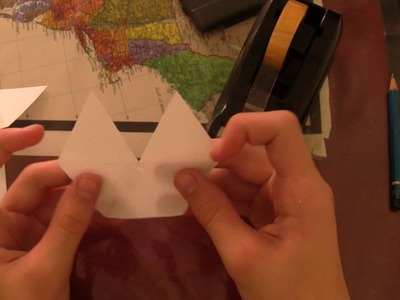 How to make a paper icosahedron