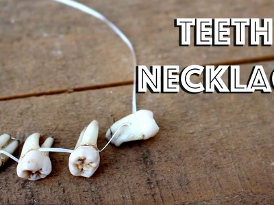 How To Make A Teeth Necklace