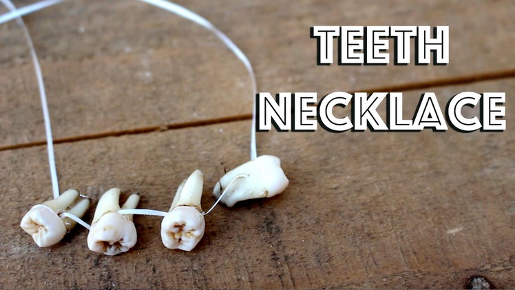 How To Make A Teeth Necklace