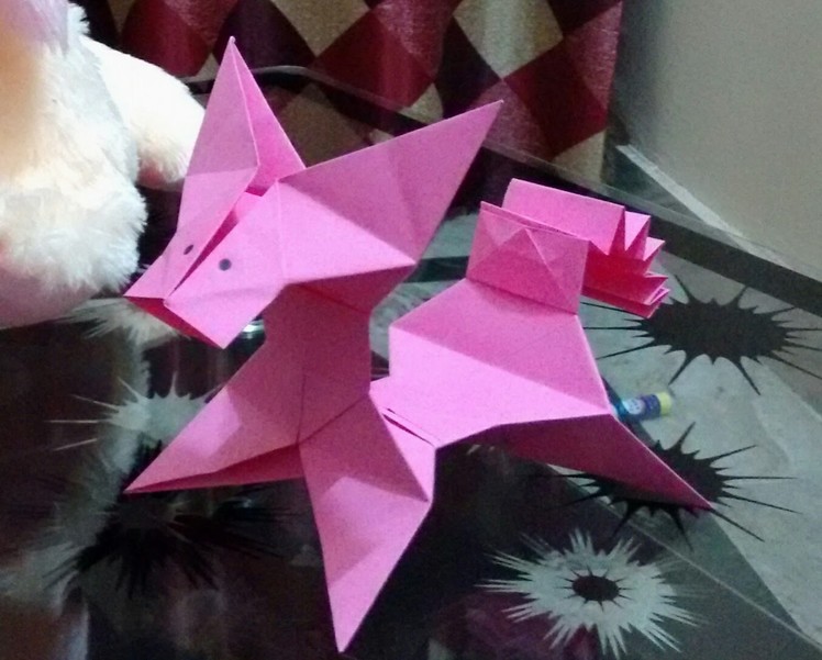 How to make an Origami Paper Dog | 3D origami paper dog making video