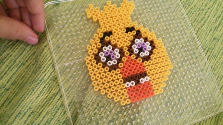 How to make chica with perler beads