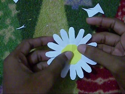 How To Make Simple & Easy Paper Flower - 1. Kirigami. Paper Cutting Craft Videos & Tutorials!