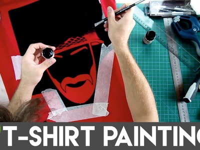 How To Paint T-shirt Using Your Own Stencil
