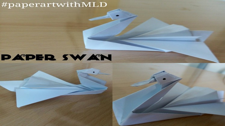 Swan Bird | How to make a Paper Swan Bird | Paper Art With MLD | Tutorial