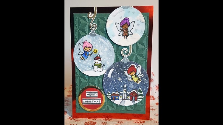 12 Days of Christmas Cards - Day 5: Fairy Ornaments