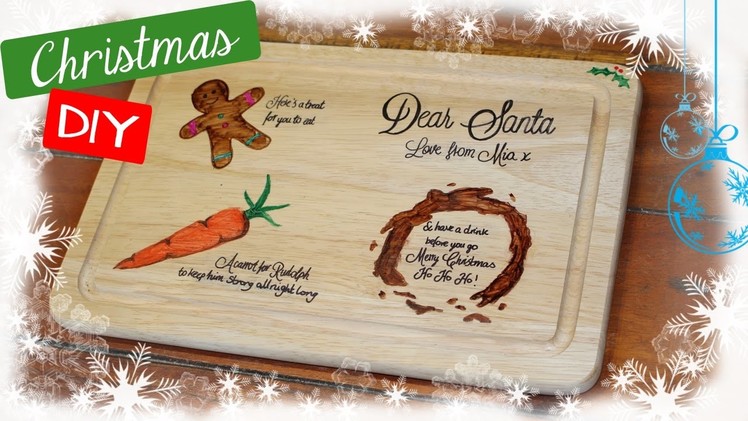 Cheap Christmas DIY - Xmas Eve Cookies for Santa Board