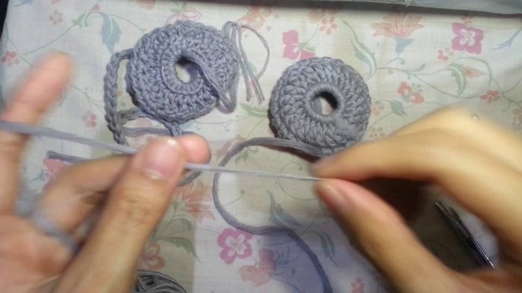 Crochet Headset Ear Cover Style 2, Part 1 of 2
