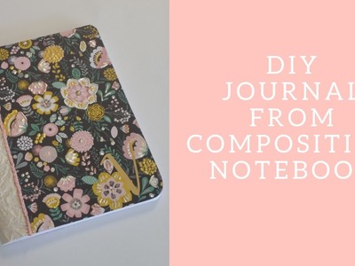 DIY Composition  Notebook Journal