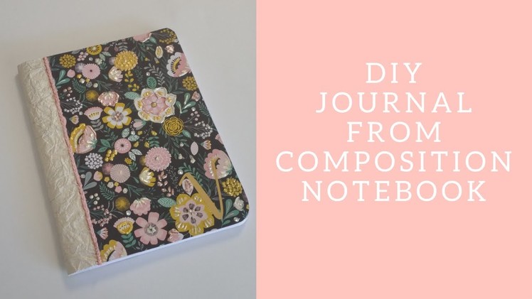 DIY Composition  Notebook Journal