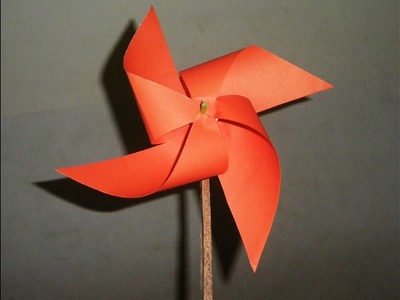 DIY Easy Paper Made Windmill Toy