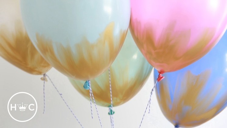DIY Fancy Party Balloons