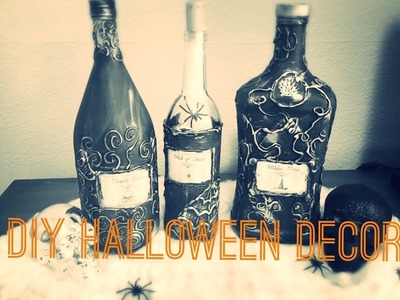 Diy | Halloween potion  bottles