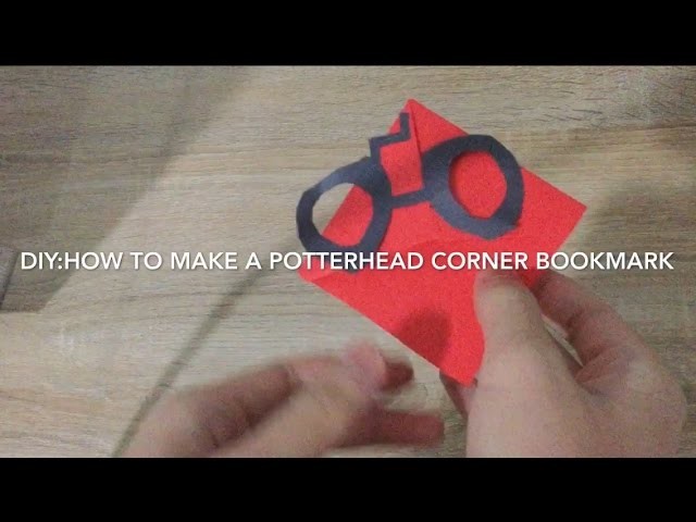 DIY:How to make a potterhead corner bookmark