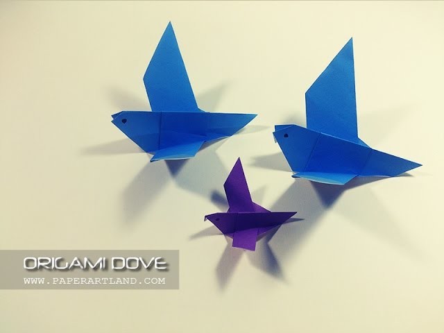 Easy Origami for Kids | How to make simple origami Dove