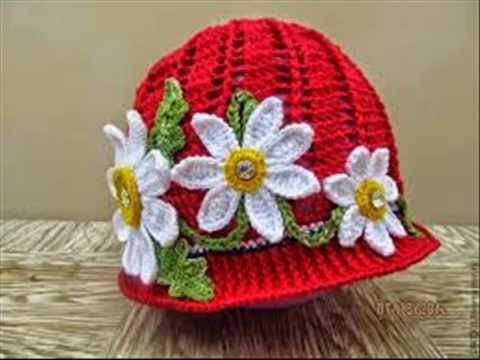 Easy Strawberry Patterned Baby Beanie - Hats - Hand knitting - Crochet