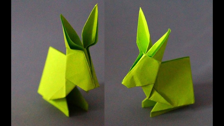 How to make an Origami Rabbit. DIY beauty and easy