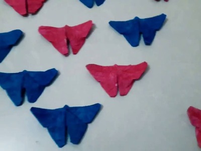 How to make butterflies from Card Sheet paper
