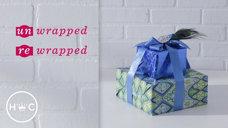 How To Wrap Stacked Gifts