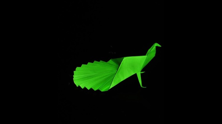 Origami Easy Peacock With Paper