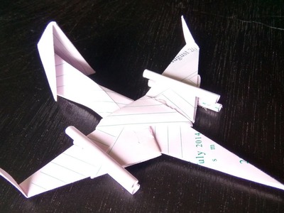 Paper Jet Fighter Plane - How To Make a Paper Jet Fighter Plane