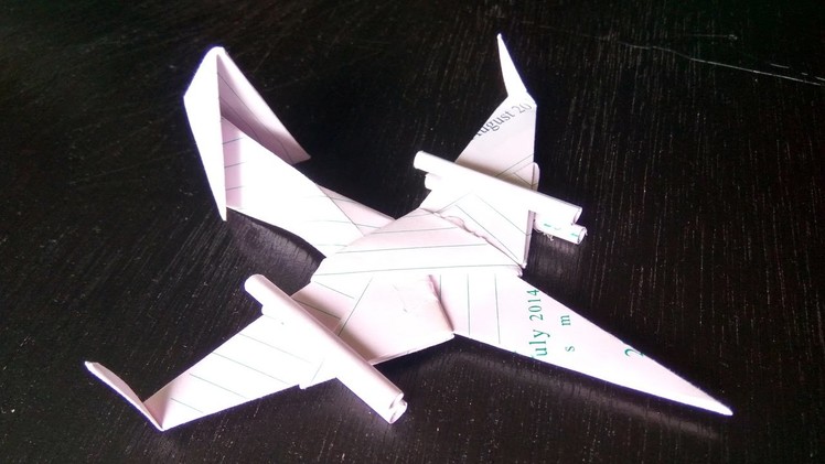 Paper Jet Fighter Plane - How To Make a Paper Jet Fighter Plane