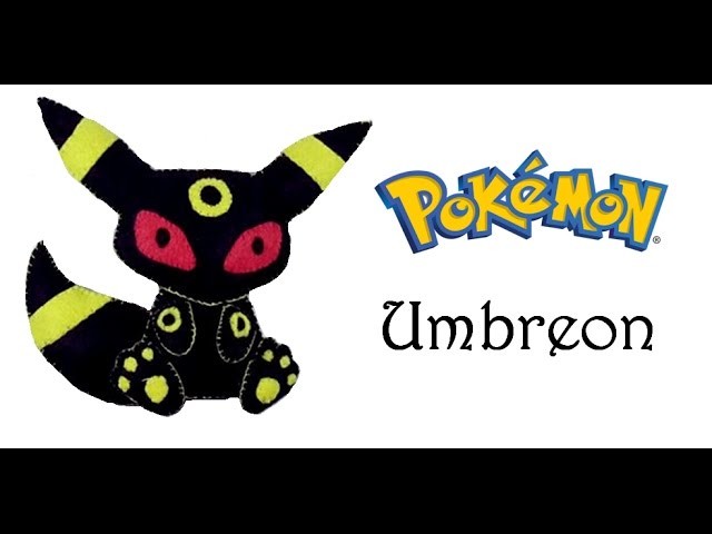 Pokemon : How To Make Umbreon Plushie Tutorial