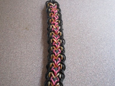 Rainbow Loom Hook Only Tutorail: The Crossed Chaos Bracelet