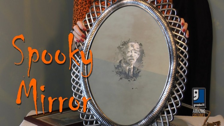 Spooky Mirror Halloween DIY Project With Goodwill Decor Expert Merri Cvetan