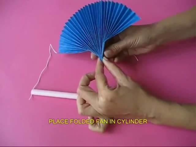 Toys from Trash - Magic Paper Fan - Instructions in English