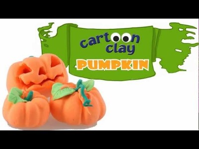 Art Lesson: How to Make a Halloween Pumpkin Using Cartoon Clay