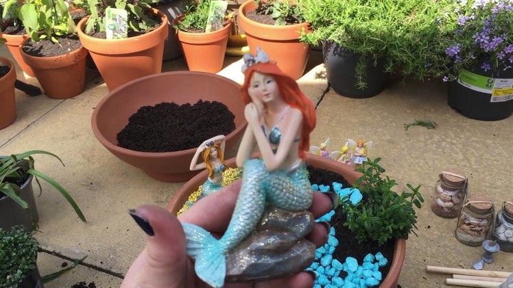 Creating My Mini Fairy and Mermaid Gardens