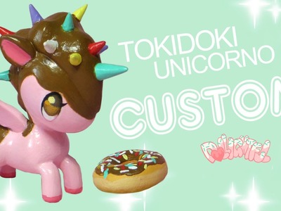 Custom TokiDoki Unicorno Series 4 Chocolate Doughnut Repaint!