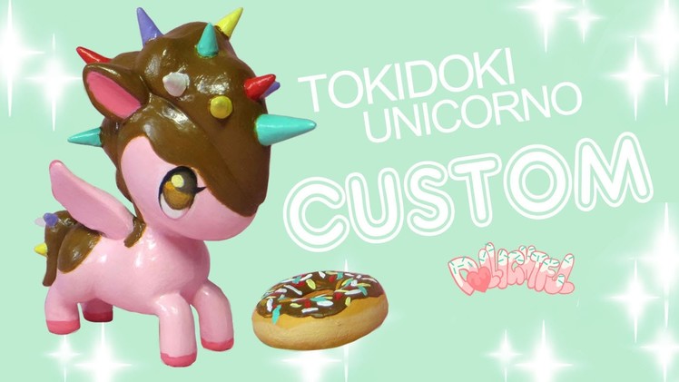 Custom TokiDoki Unicorno Series 4 Chocolate Doughnut Repaint!