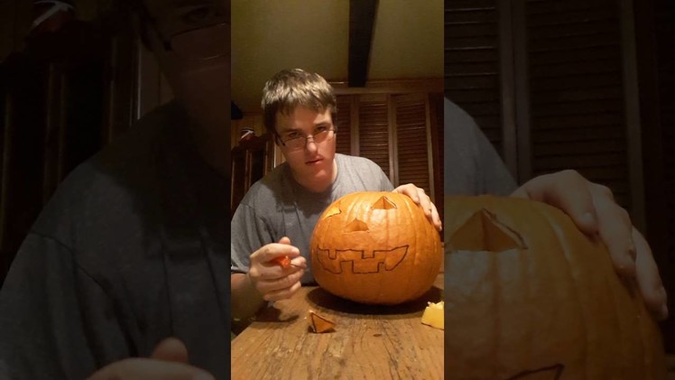 Demonstration speech on how to carve a pumpkin