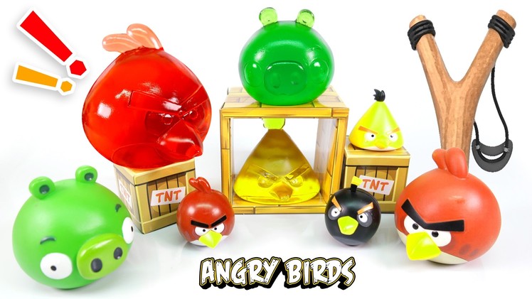 DIY Angry Birds Jelly - How To Make Edible Angry Birds Gummy !