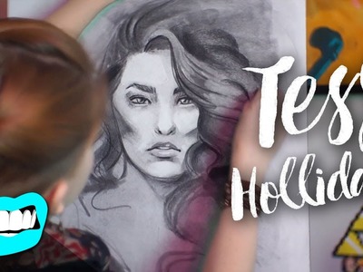 Drawing Tess Holliday. Rad Portraits #4 with Beth Be Rad | SNARLED |