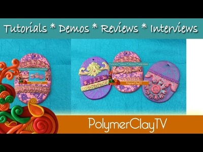 Fun and Easy Polymer Clay Easter Egg Ornaments and Basket Tags